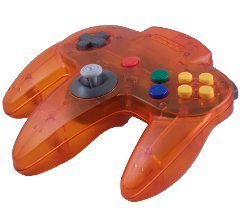 Nintendo Brand Fire Orange Controller N64